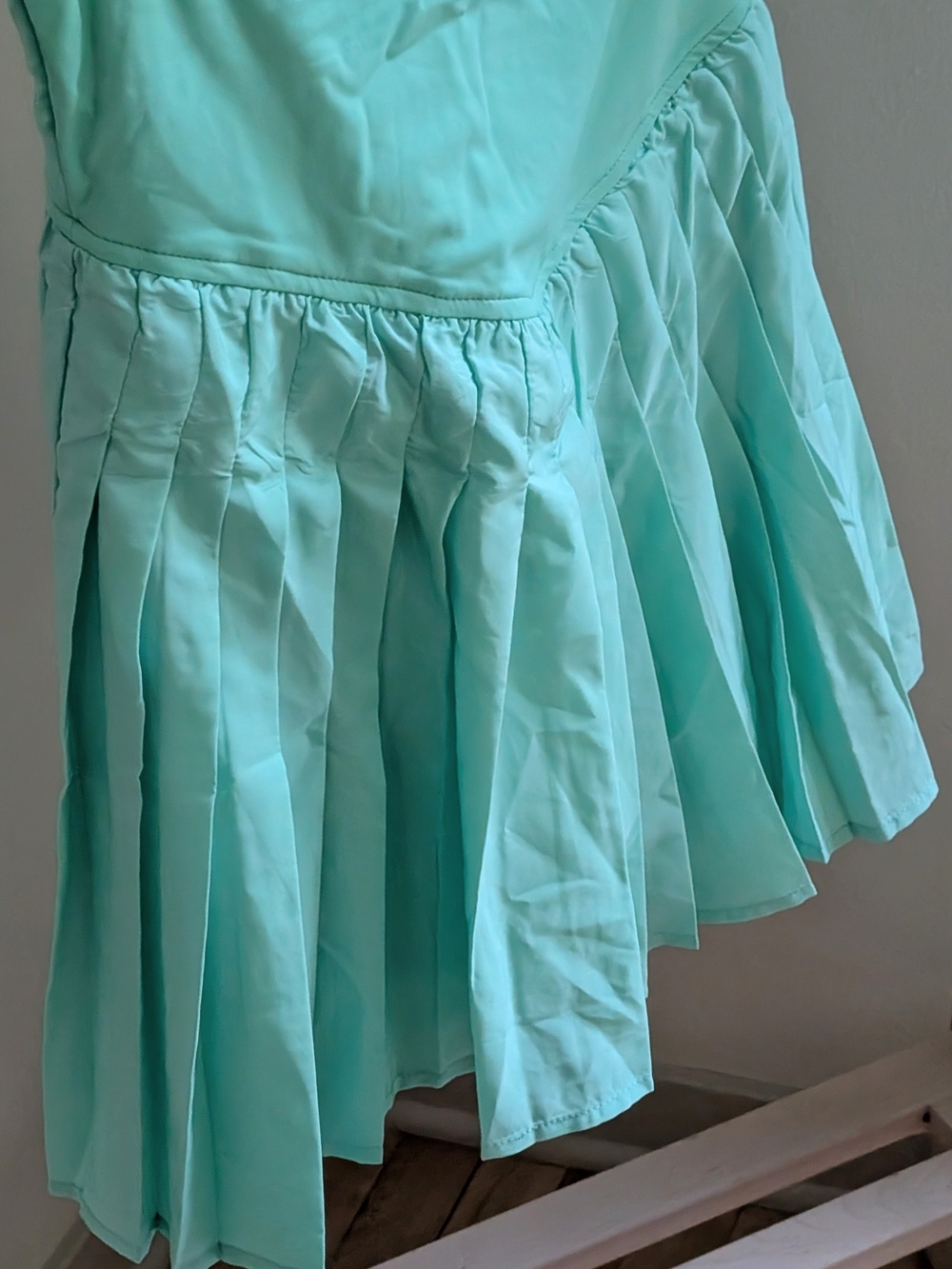 Altar'd State Mint Green Pleated Mini Dress - Picture 7 of 12